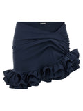 Jacquemus Blue Polyamide Long Skirt