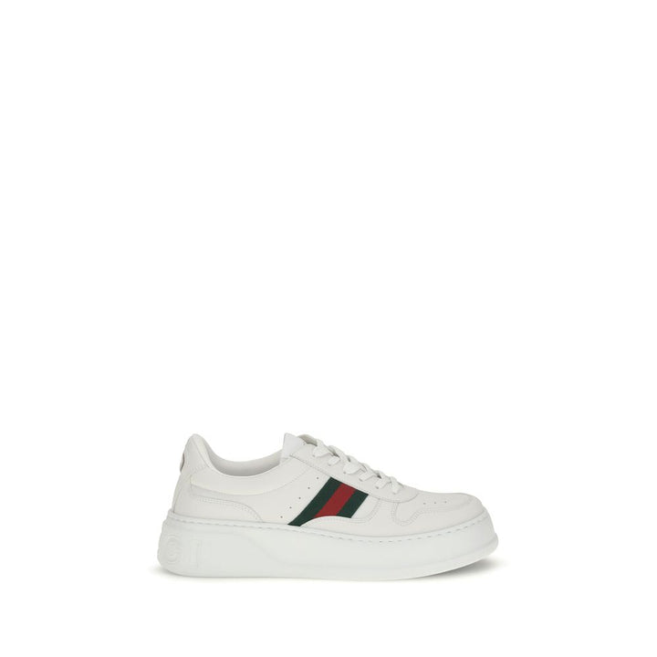 Gucci hvite kalveskinn sneakers