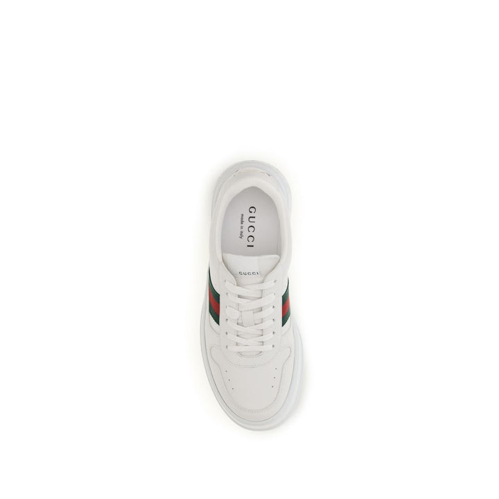 Gucci hvite kalveskinn sneakers