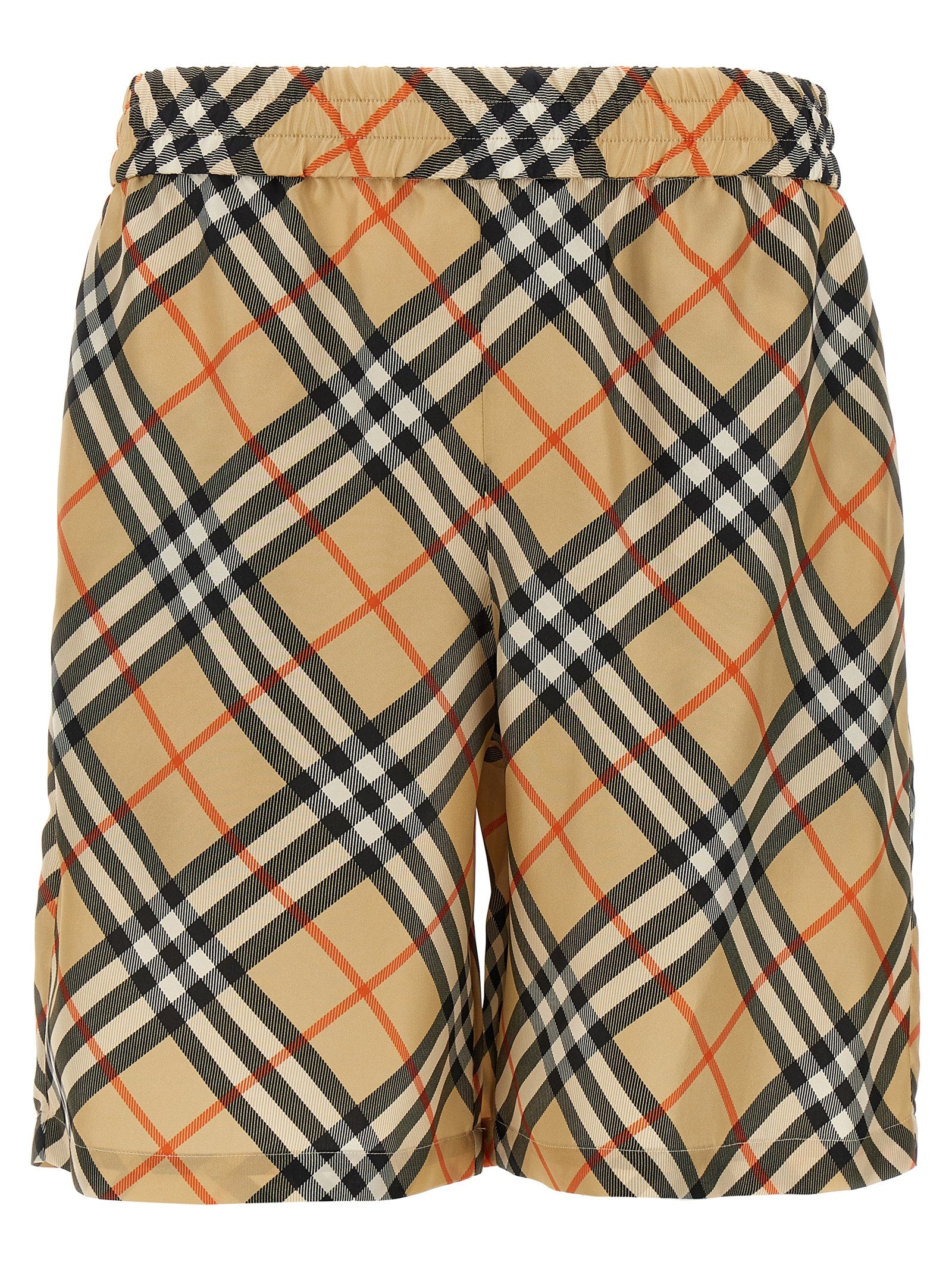 Burberry beige satengbermuda