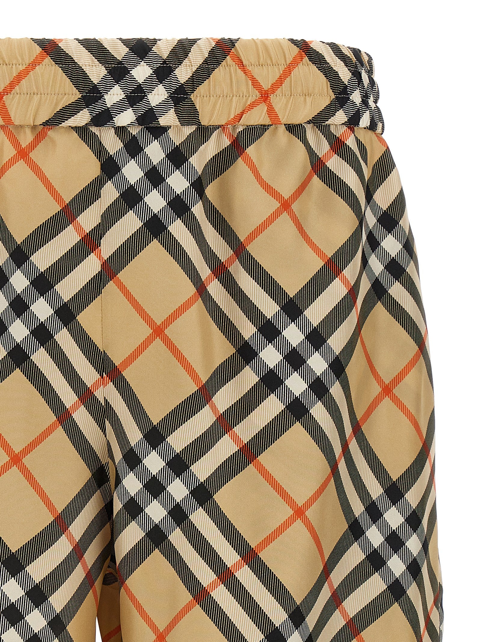 Burberry beige satengbermuda