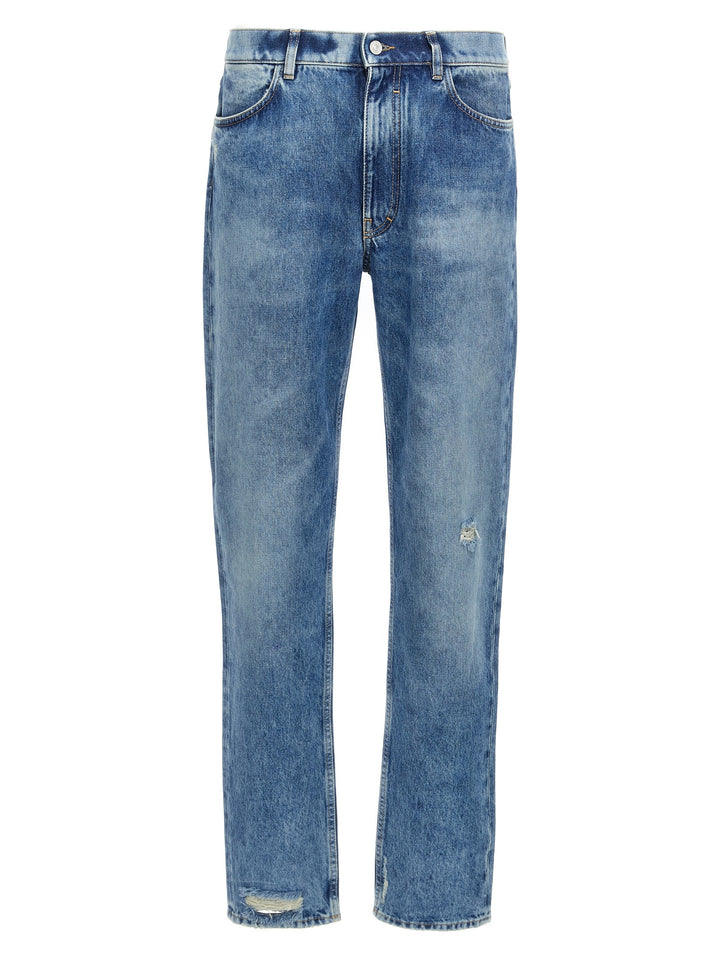Givenchy Blå Bomull Rettsittende Jeans