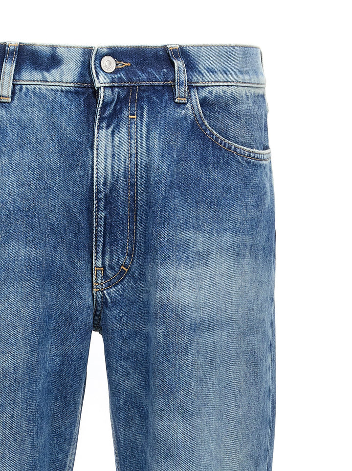 Givenchy Blå Bomull Rettsittende Jeans