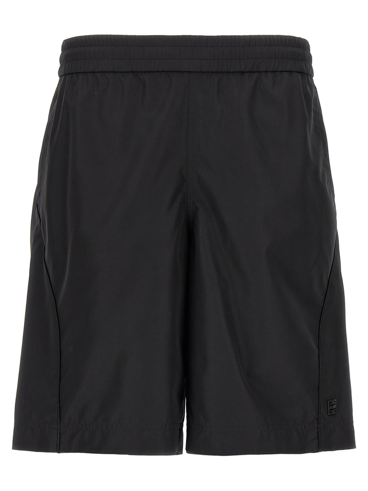 Givenchy svarte bermudashorts i polyester