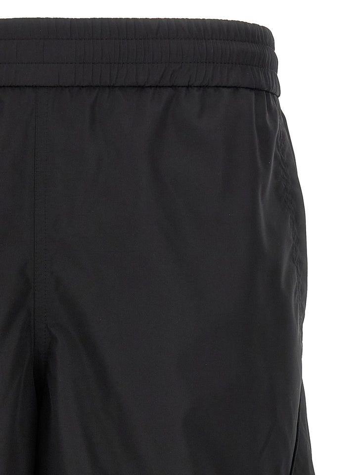 Givenchy svarte bermudashorts i polyester