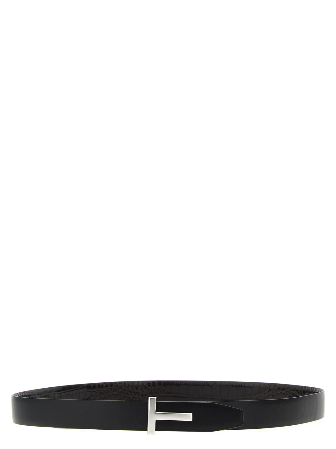 Tom Ford brunt kalveskinn vanlige belte