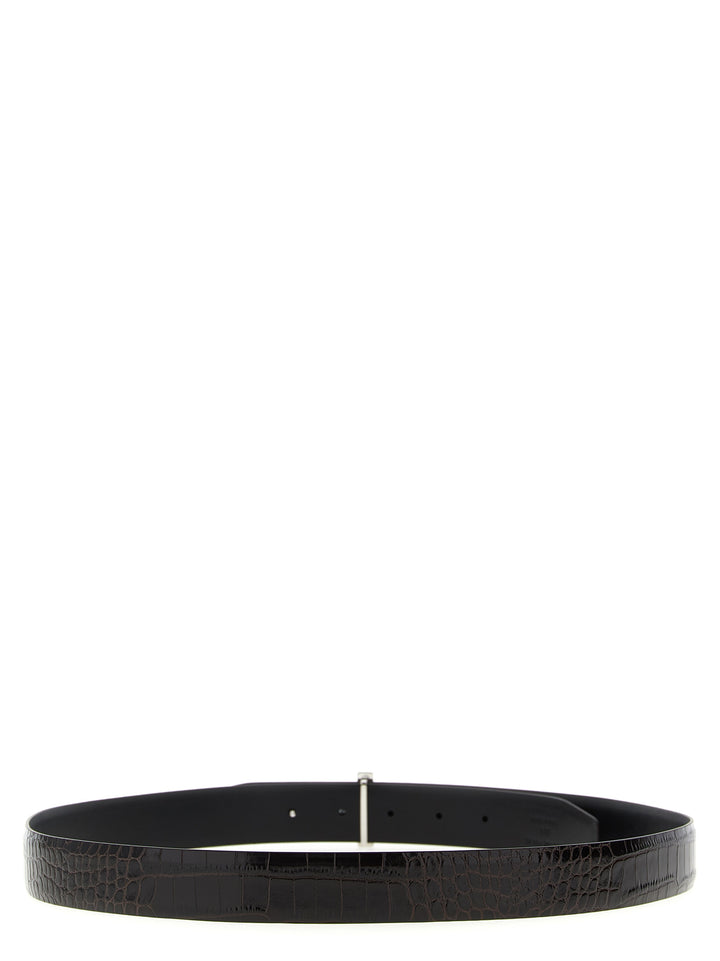 Tom Ford brunt kalveskinn vanlige belte