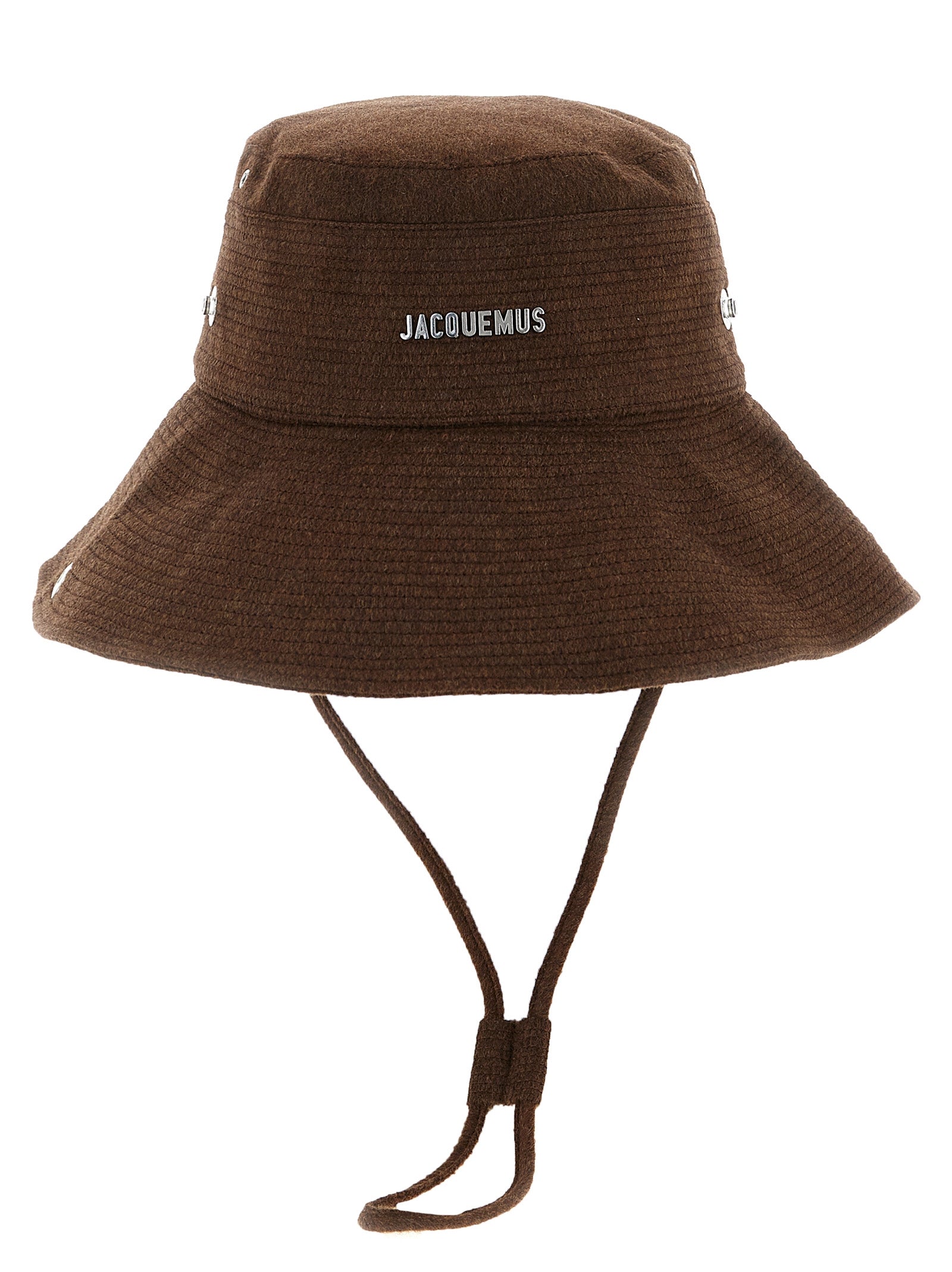 Jacquemus Brown Virgin Wool Bucket Hat
