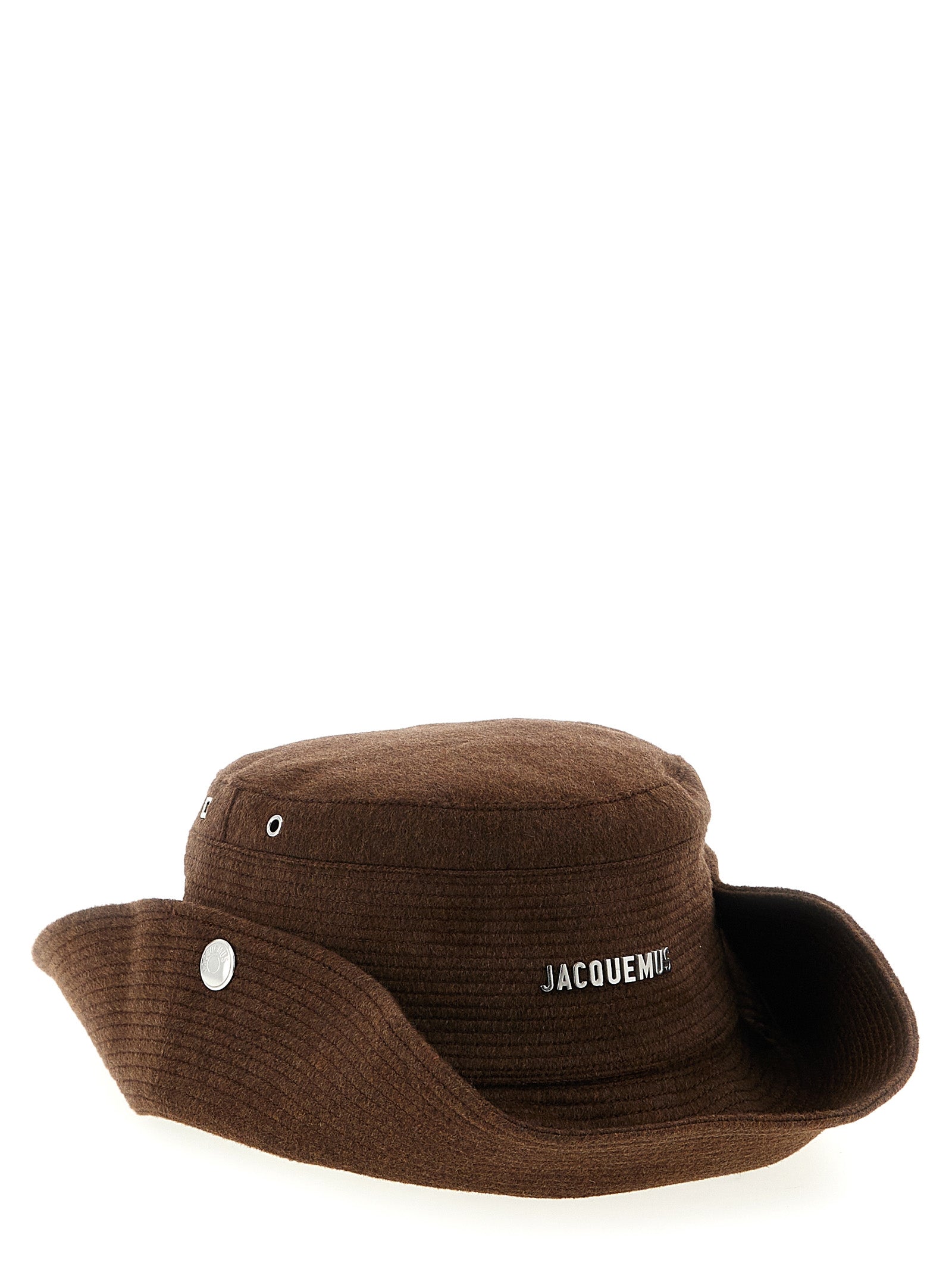 Jacquemus Brown Virgin Wool Bucket Hat