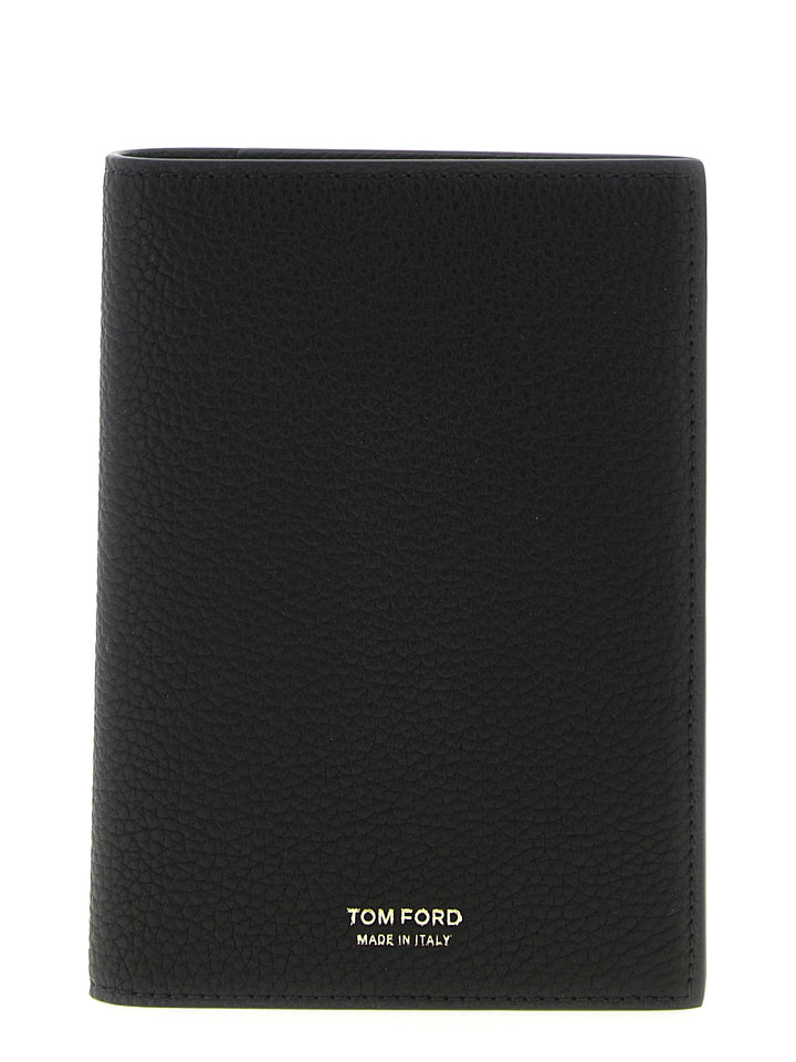 Tom Ford Lommebok i sort kalveskinn