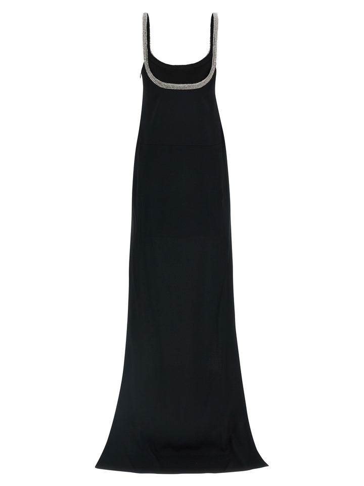 Tom Ford Sort Lang Kjole i Acetat