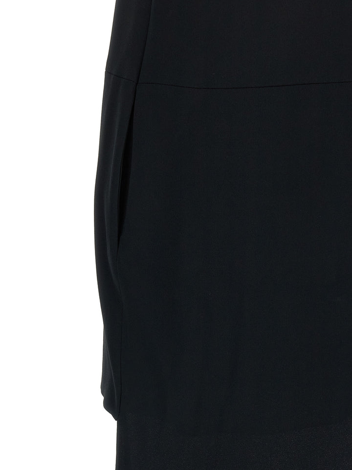 Tom Ford Sort Lang Kjole i Acetat