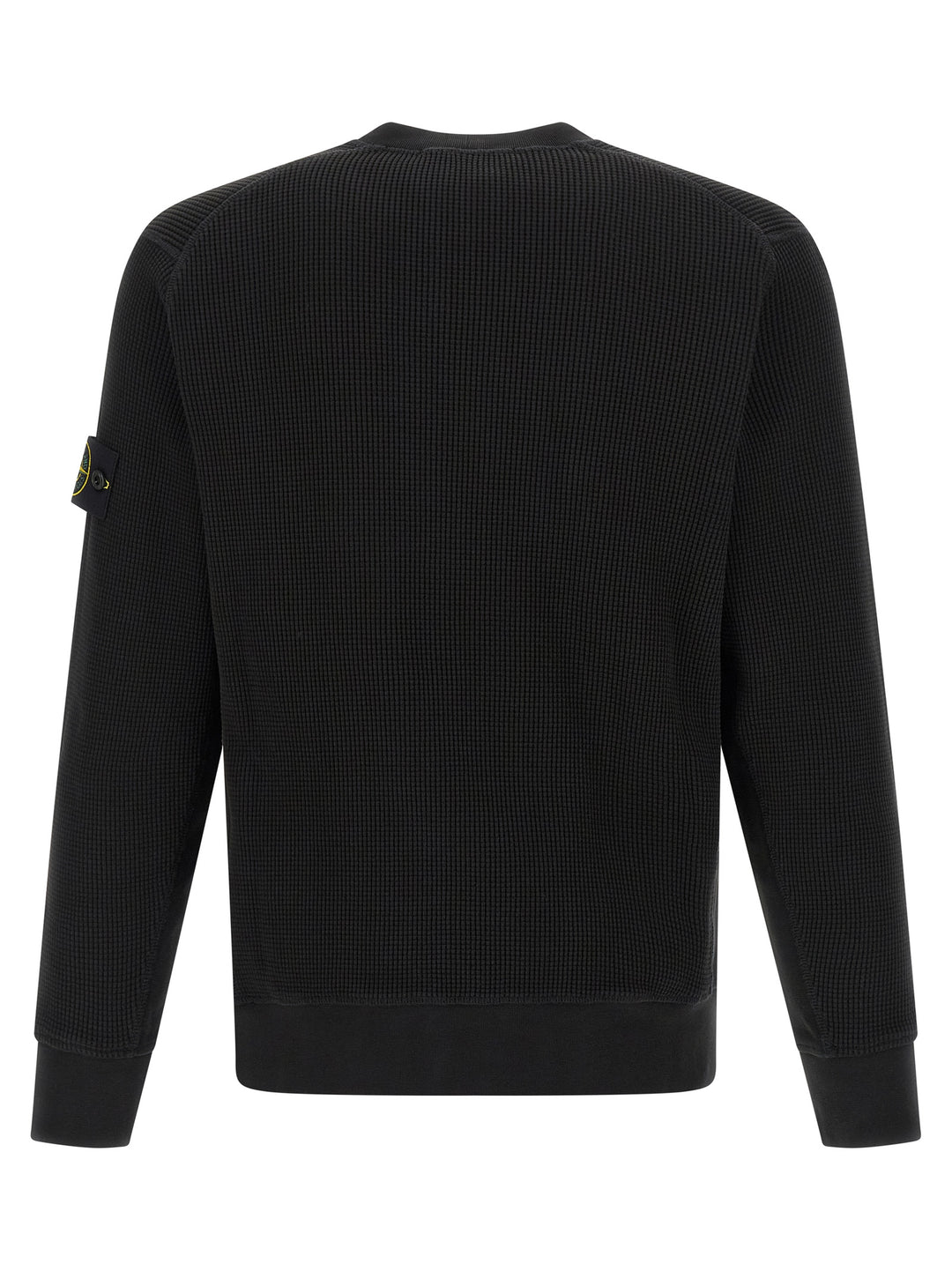 Stone Island Svart Bomullsgenser