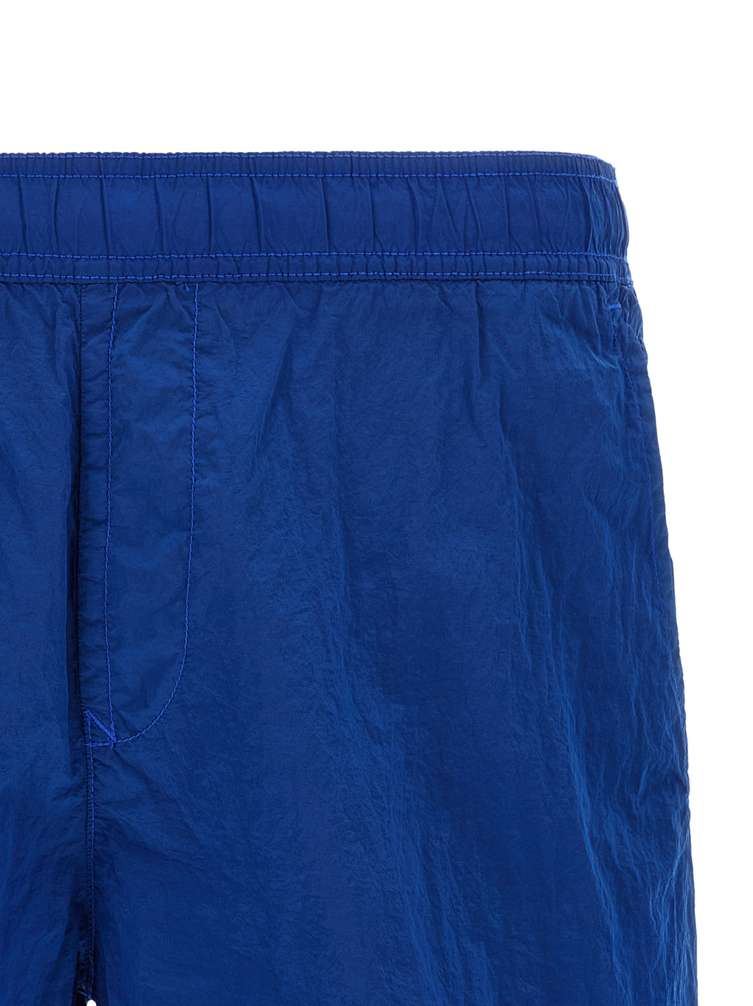 Stone Island blå polyamid badeshorts