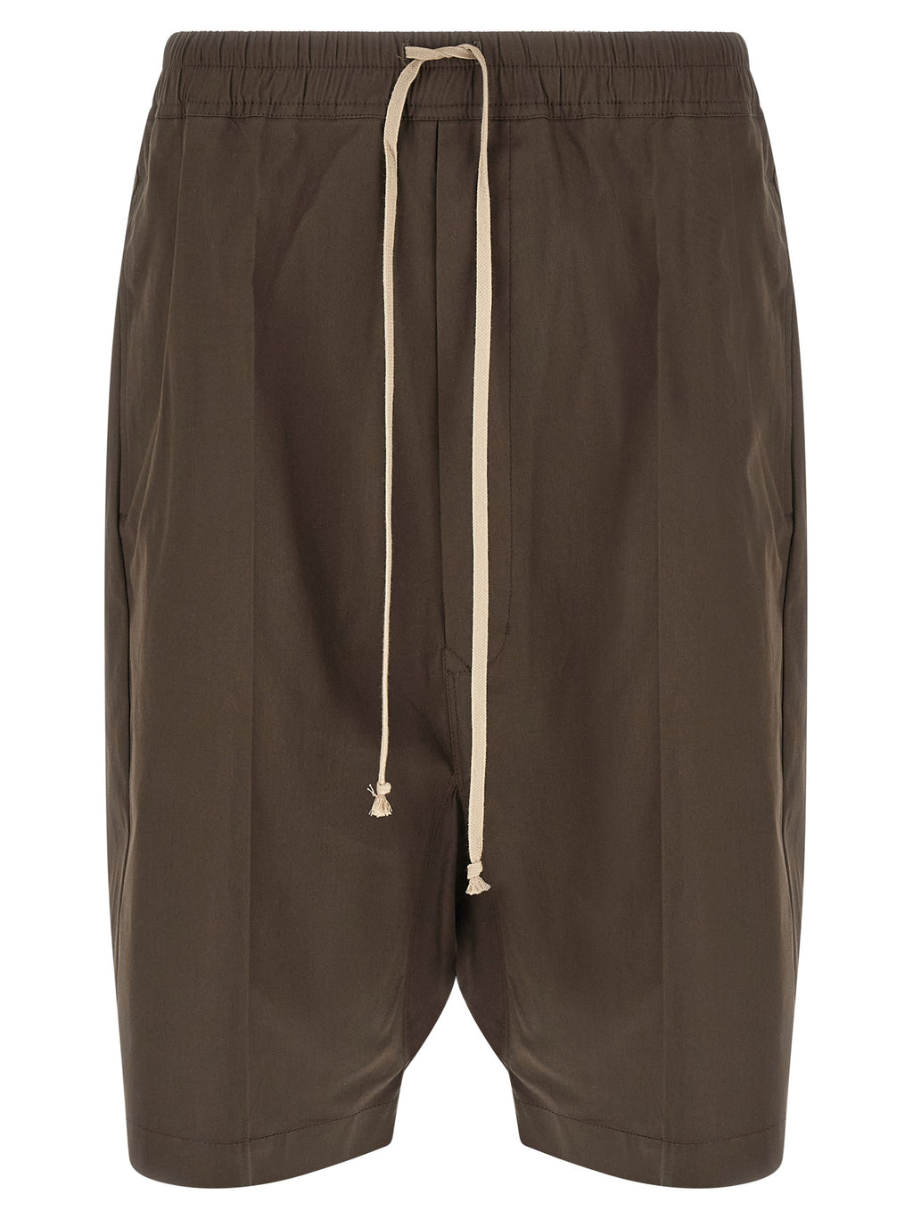 Rick Owens Brown Cotton Bermuda Shorts