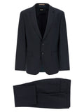 Hugo Boss Blue Virgin Wool Two-Piece Suit