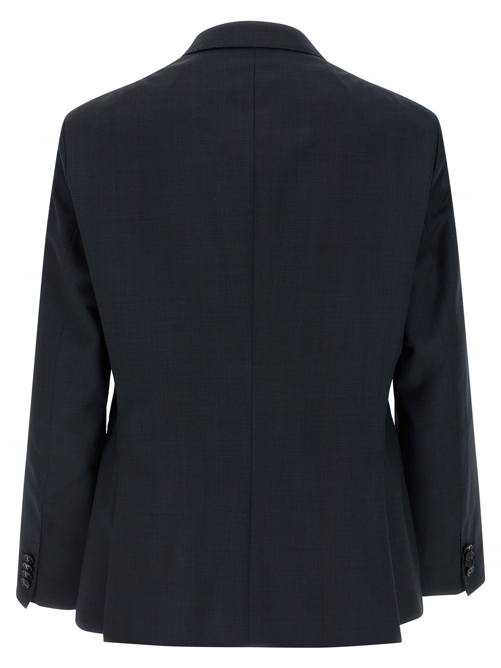 Hugo Boss Blue Virgin Wool Two-Piece Suit