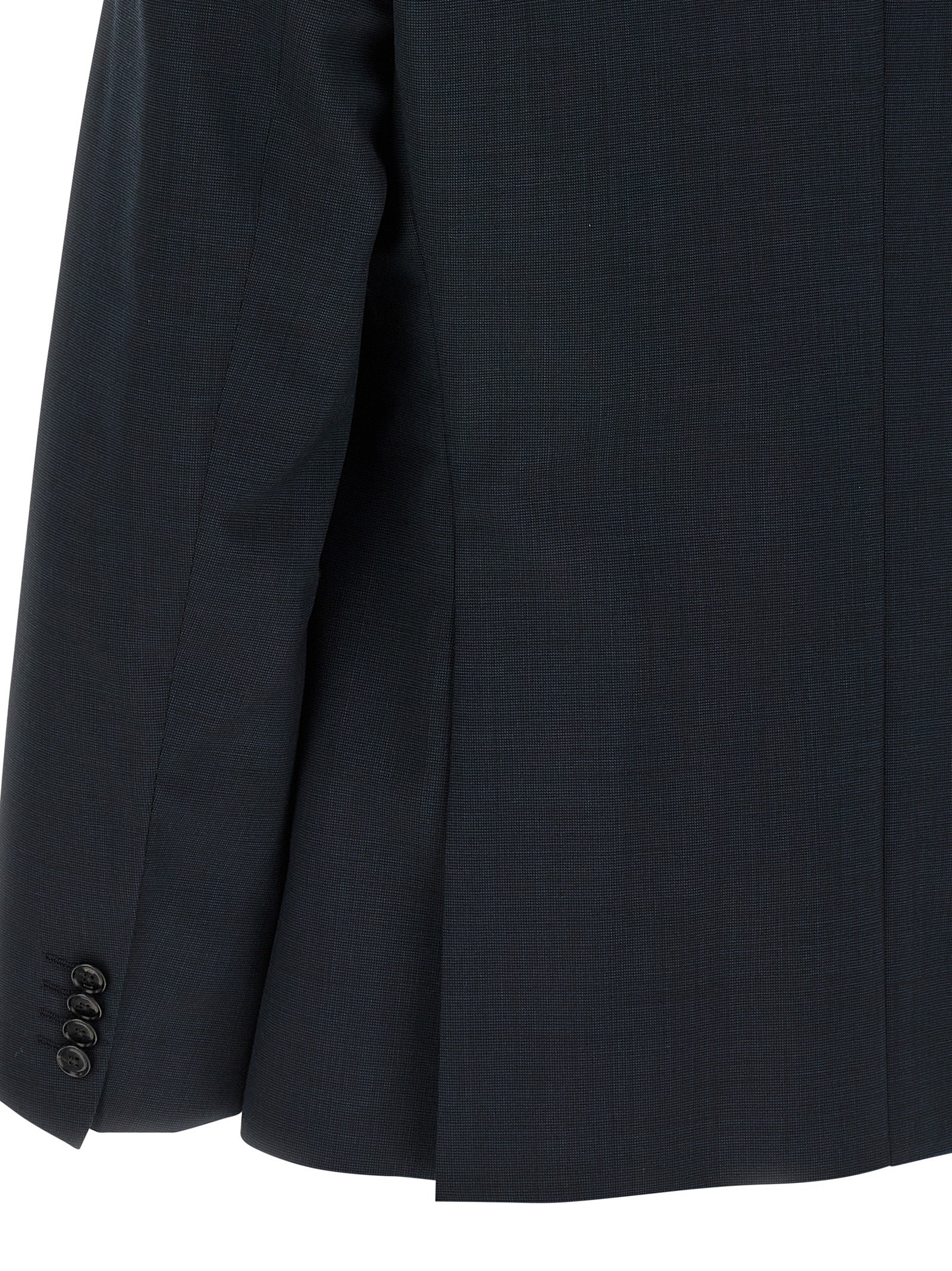 Hugo Boss Blue Virgin Wool Two-Piece Suit