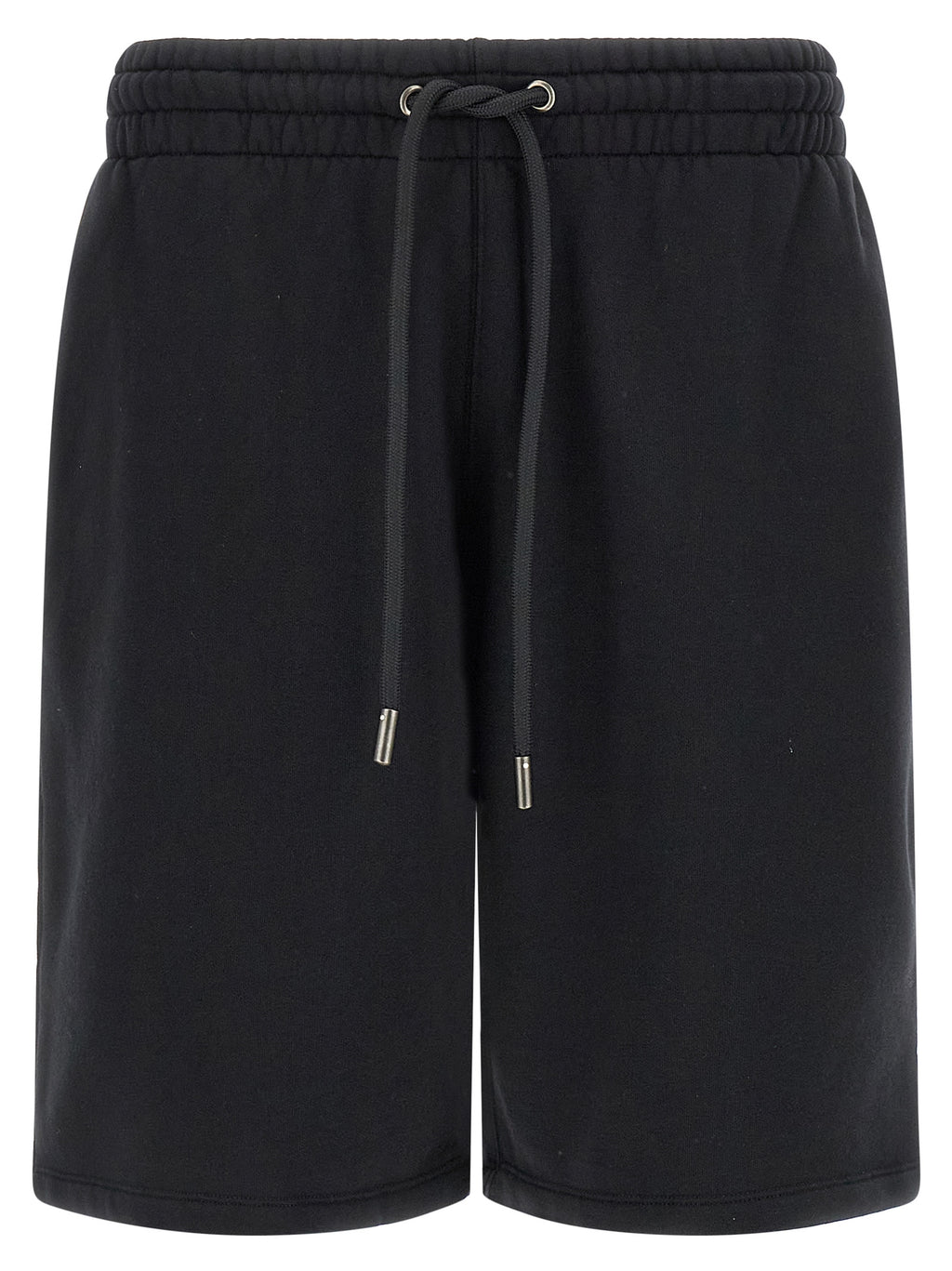 Off-White Black Cotton Bermuda Shorts