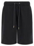 Off-White Black Cotton Bermuda Shorts