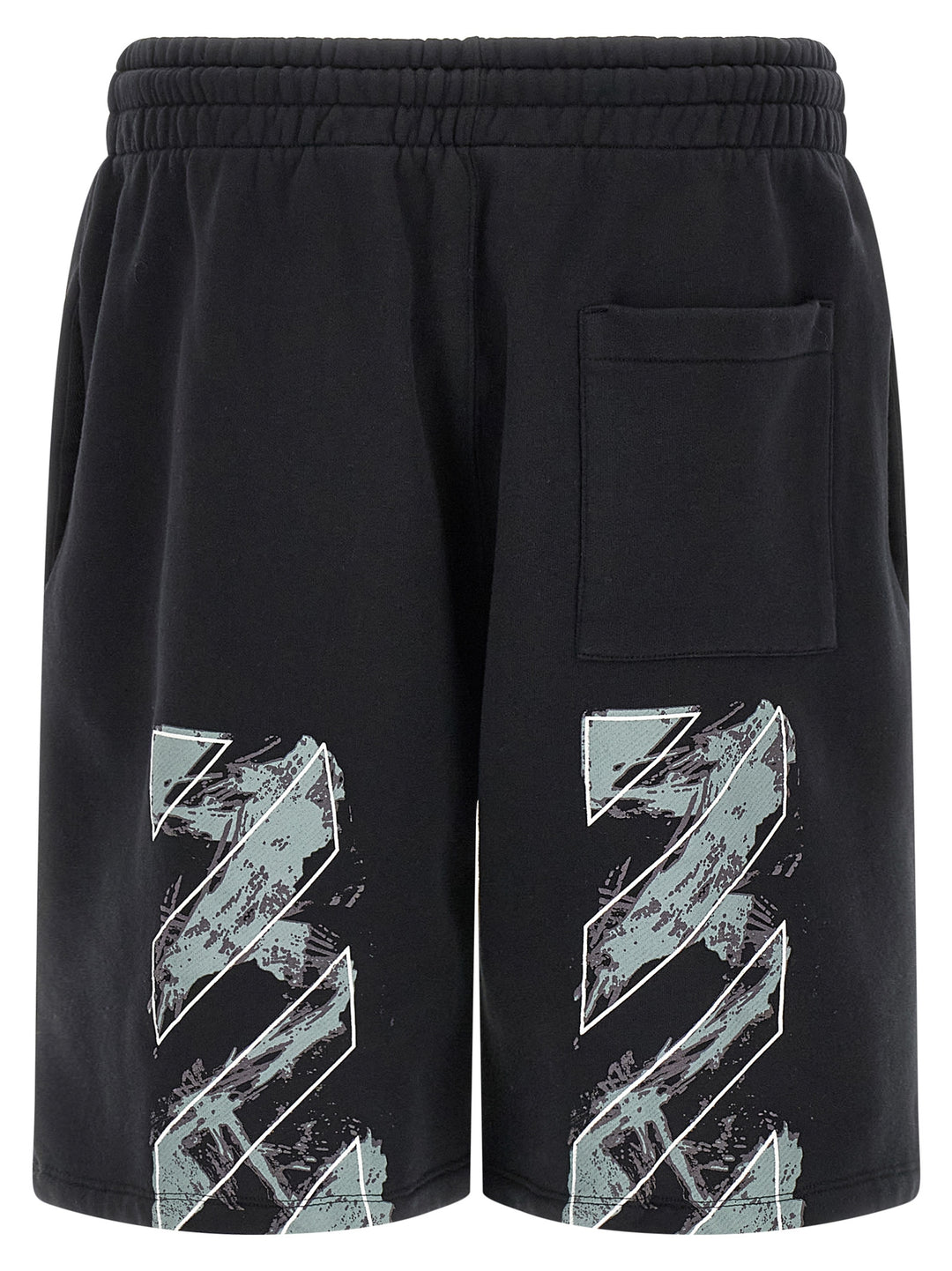 Off-White Bermuda-shorts i svart bomull