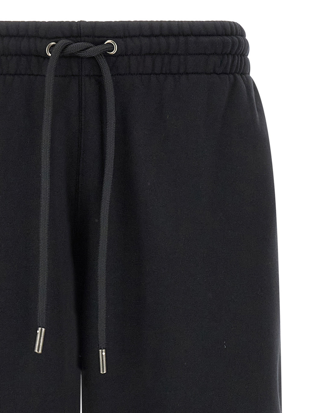Off-White Black Cotton Bermuda Shorts