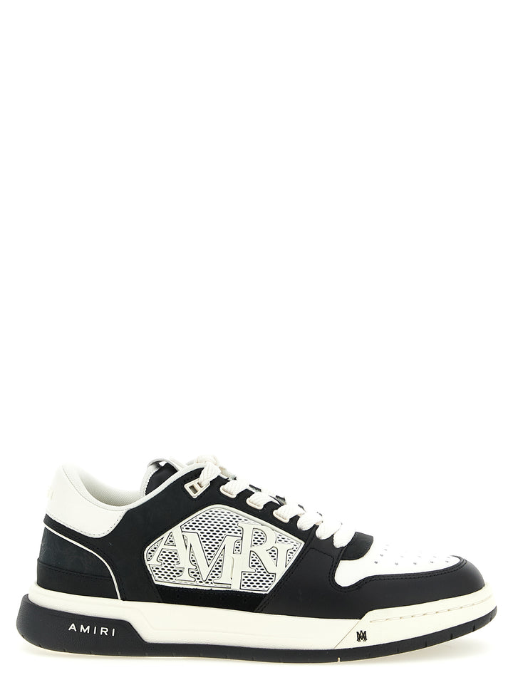 Amiri Bicolor lavtopp-sneakers i kalveskinn