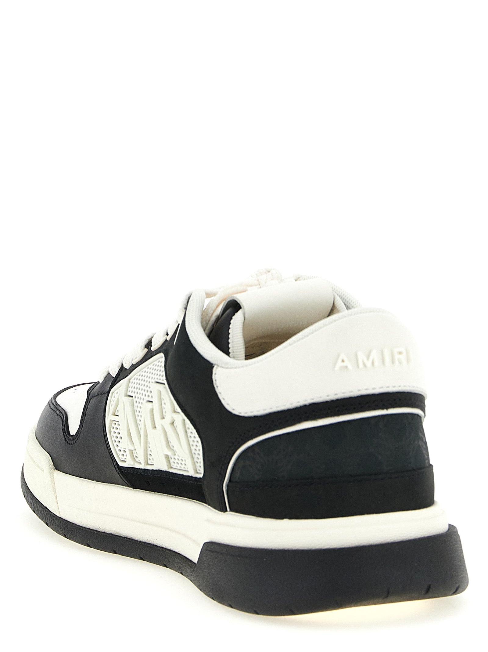 Bicolor Calfskin Low Top Sneakers