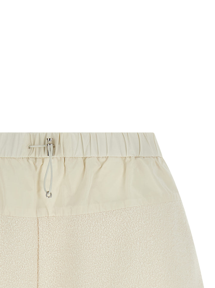 Moncler hvite polyester Bermudashorts