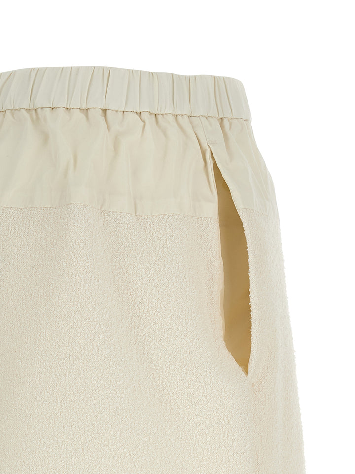Moncler hvite polyester Bermudashorts