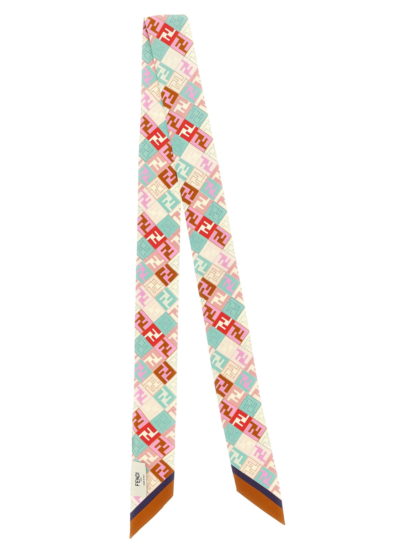 Multicolor Silk Foulard