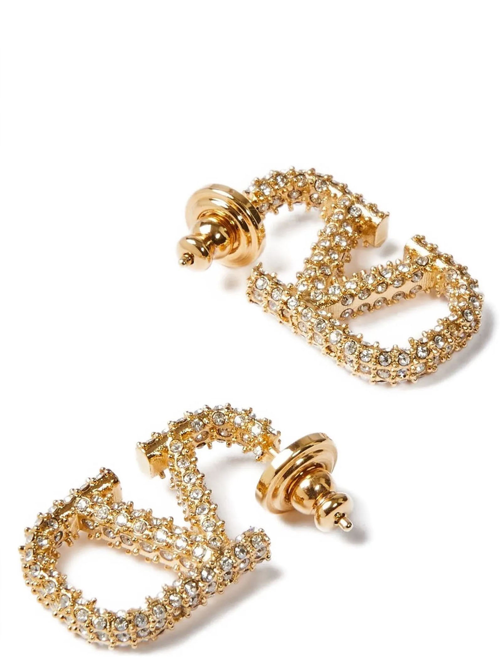 Gold Brass Earrings