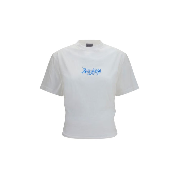 Balenciaga T-skjorte i hvit bomull