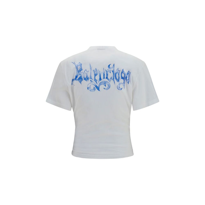 Balenciaga T-skjorte i hvit bomull