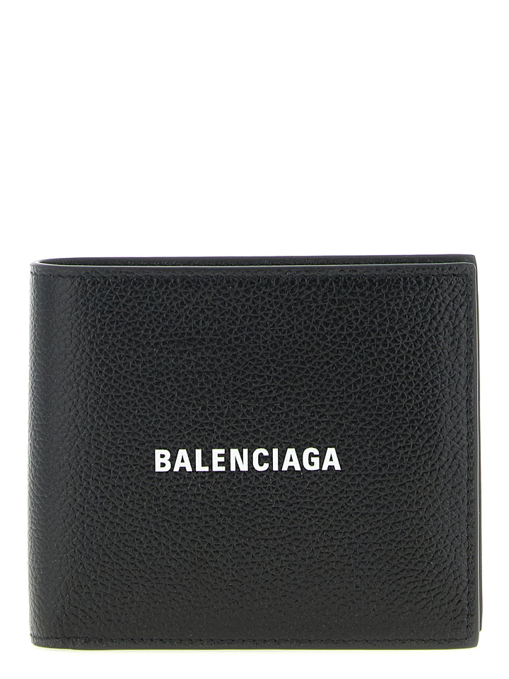 Balenciaga lommebok i sort kalveskinn