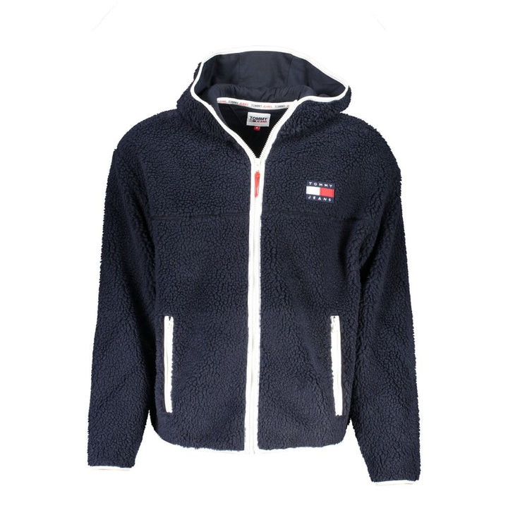 Tommy Hilfiger blå polyesterjakke for herre