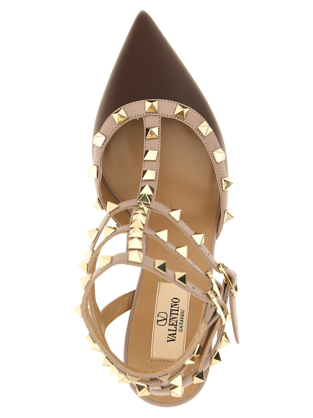 Valentino Garavani Mid-Hælede Pumps i Flerfarget Lammeskinn