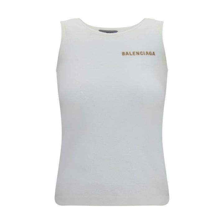 Balenciaga hvite bomullstanktopper