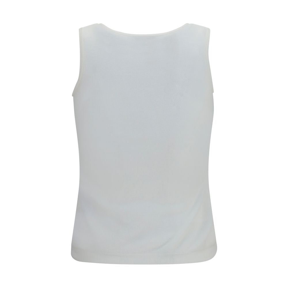 Balenciaga hvite bomullstanktopper
