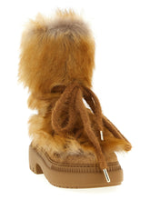 Fendi Multicolor Calfskin Flat Boots
