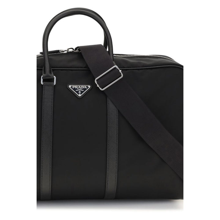 Prada sort resirkulert polyamid bagasje og reise