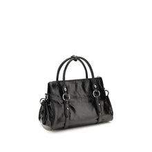 Miu Miu Black Calf Leather Bos Taurus Handbag