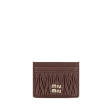 Miu Miu Bordeaux Lamb Ovis Aries Aries Wallet