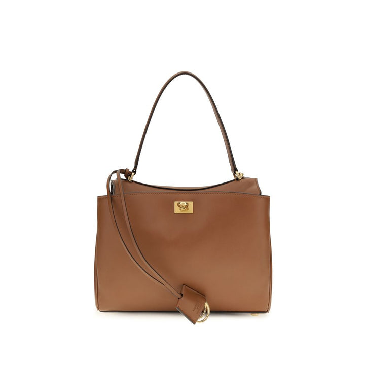 Balenciaga Skulderbag i brunt kalveskinn av Bos Taurus