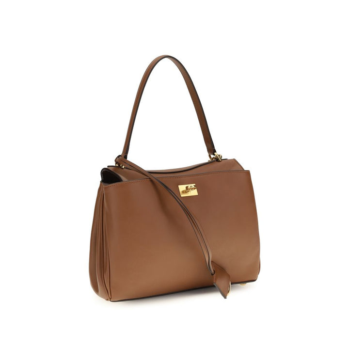 Balenciaga Skulderbag i brunt kalveskinn av Bos Taurus