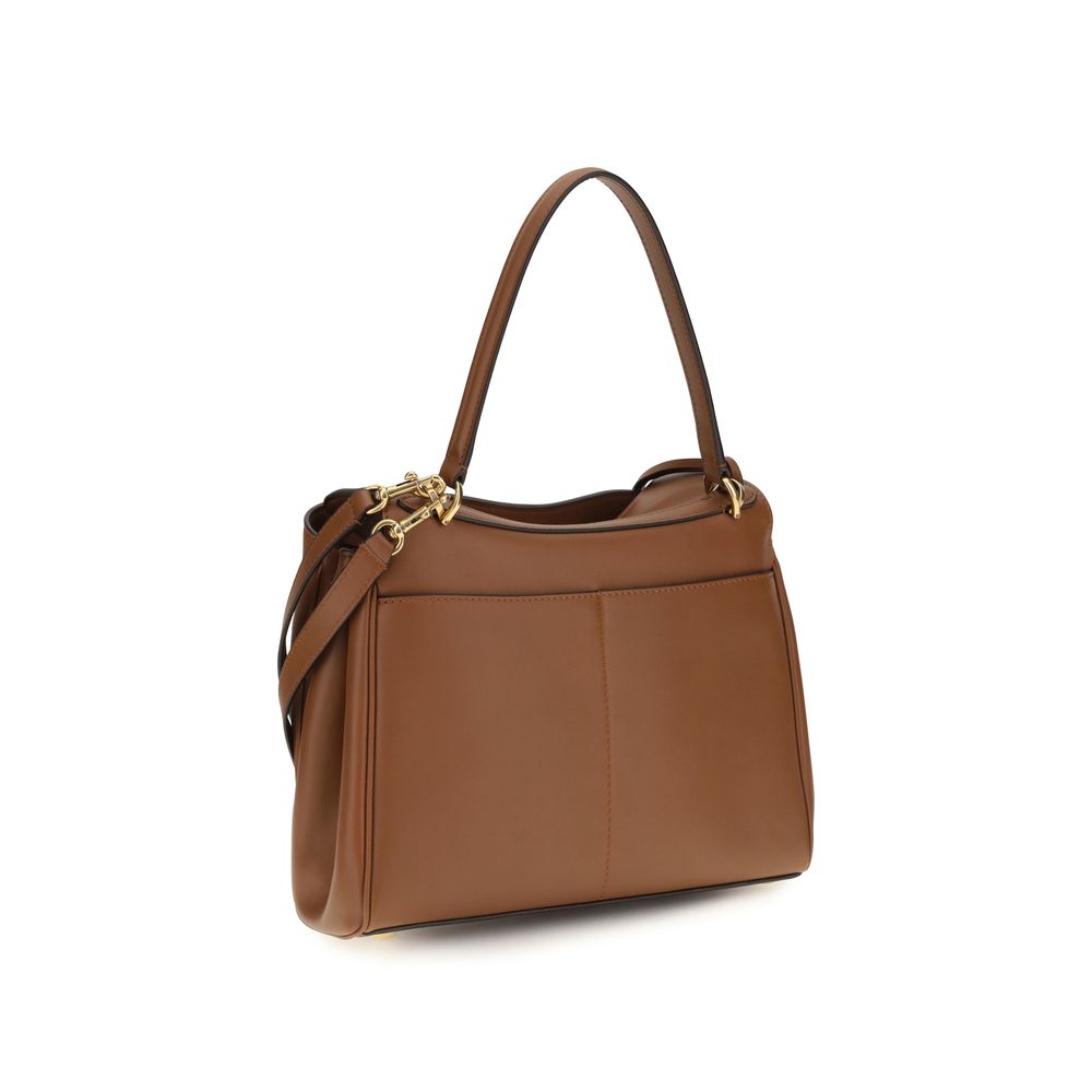 Balenciaga Skulderbag i brunt kalveskinn av Bos Taurus