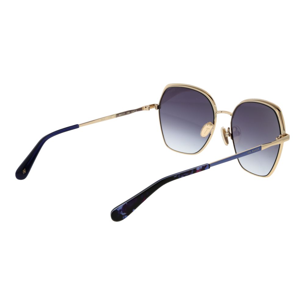 Gafas de sol de metal dorado Ted Baker