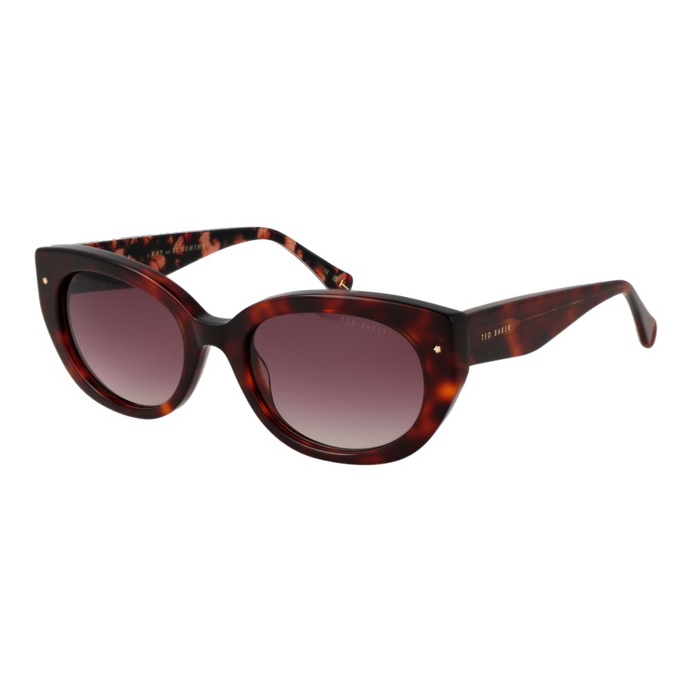 Gafas de sol de acetato marrón de Ted Baker