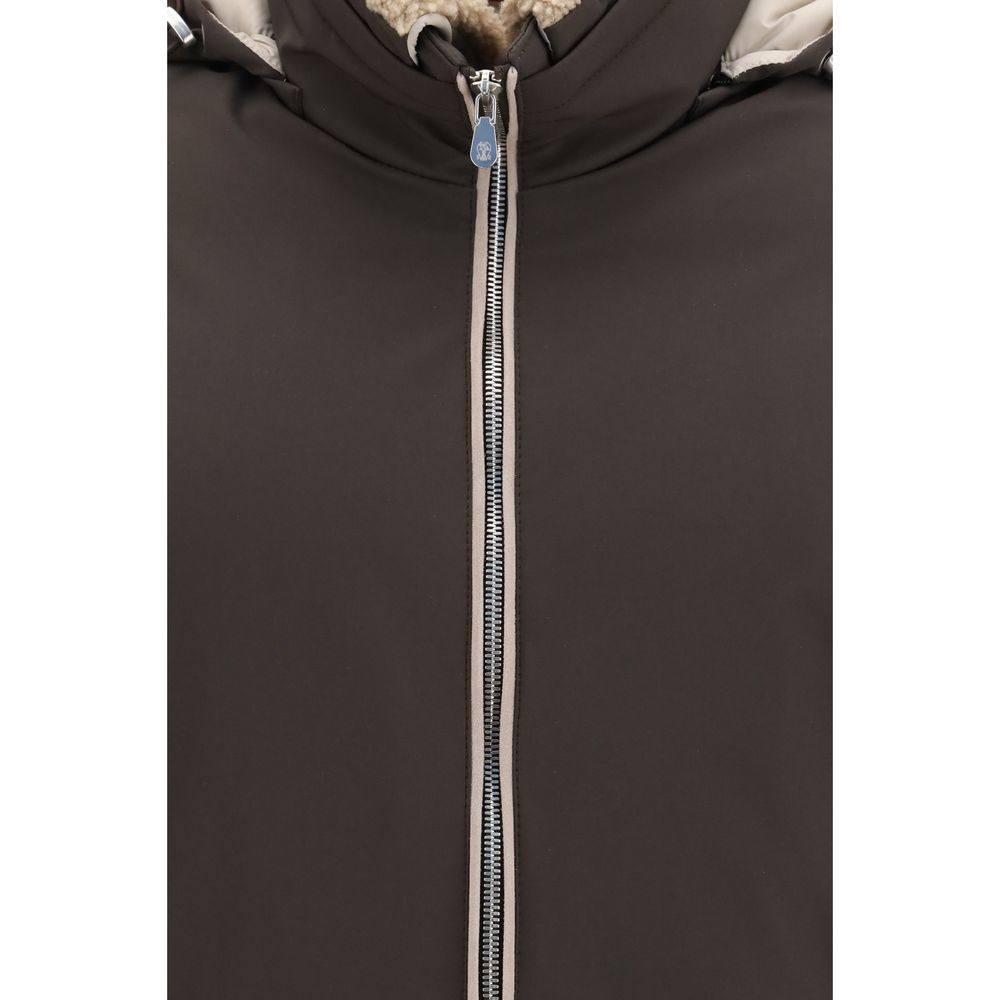 Brown Polyamide Bomber