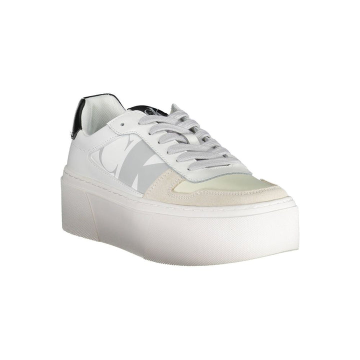 Calvin Klein Hvit Polyester Sneakers til Dame